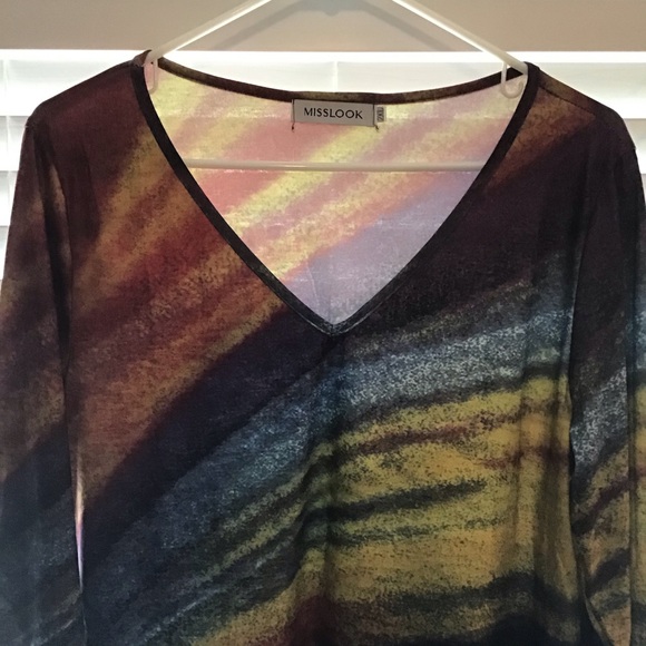 Misslook watercolor pullover tunic - Picture 2 of 3